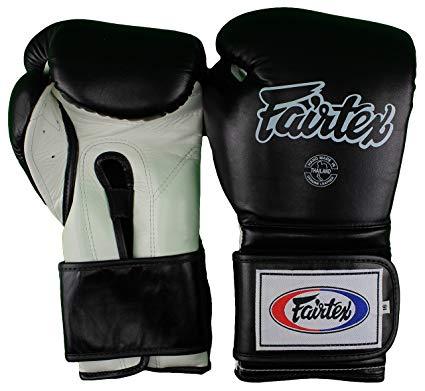 FAIRTEX Mexican Style Training Boxing Gloves BlackWhite BGV9