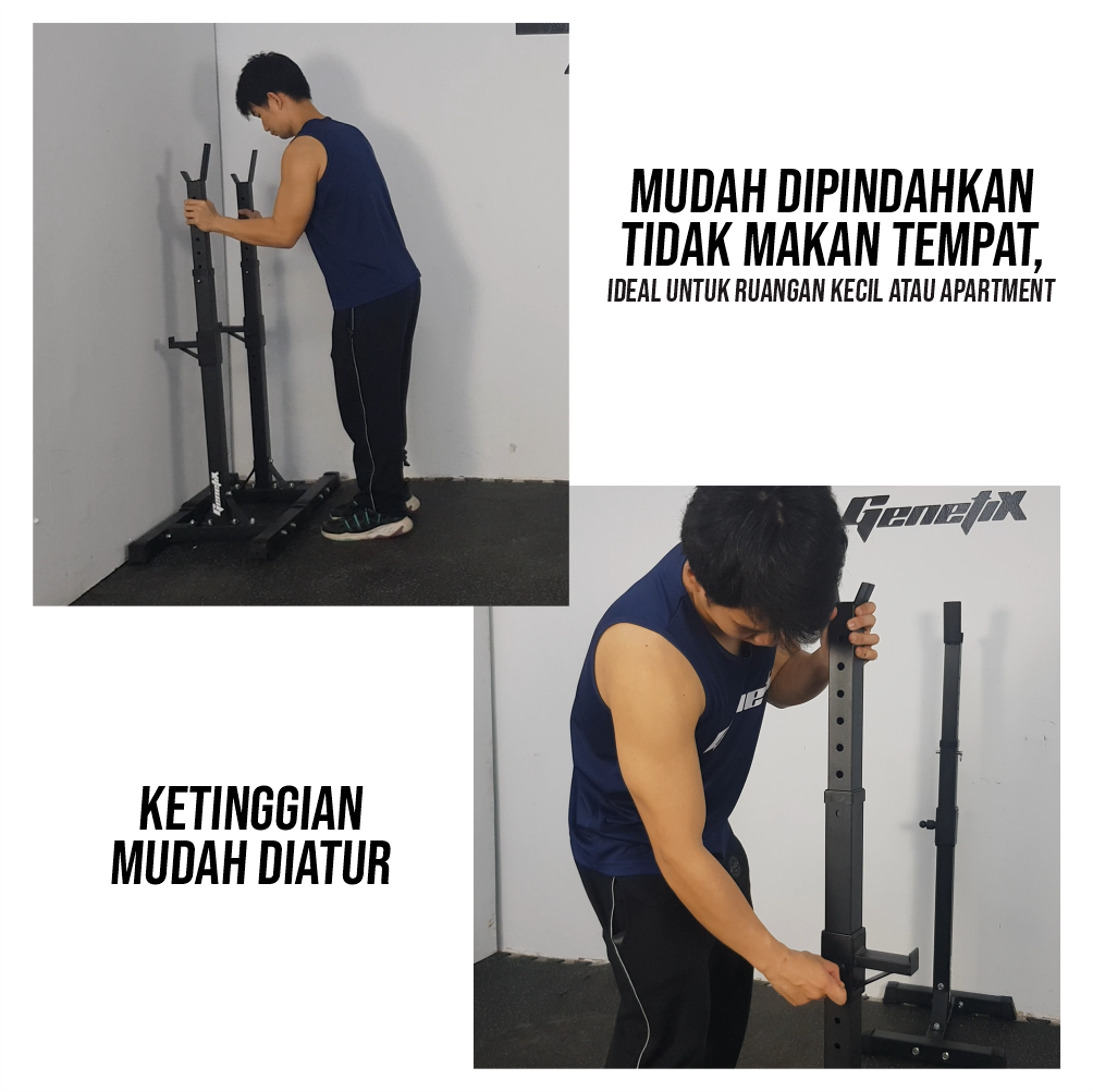 GENETIX FIT Free Squat Stand