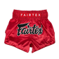 FAIRTEX Slim Cut Muaythai Shorts Red Diamond BS1936