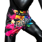 FAIRTEX Slim Cut Muaythai Shorts Black Funky Soul BS1940
