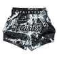 FAIRTEX Slim Cut Muaythai Shorts Grunge Black BS1949