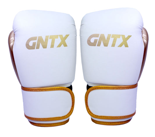 GENETIX COMBAT GNTX Thai Boxing Gloves GBG4 WhiteGold