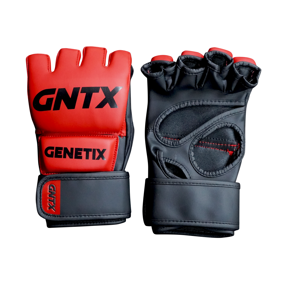 GENETIX COMBAT GNTX MMA GLOVES MG1 BlackRed