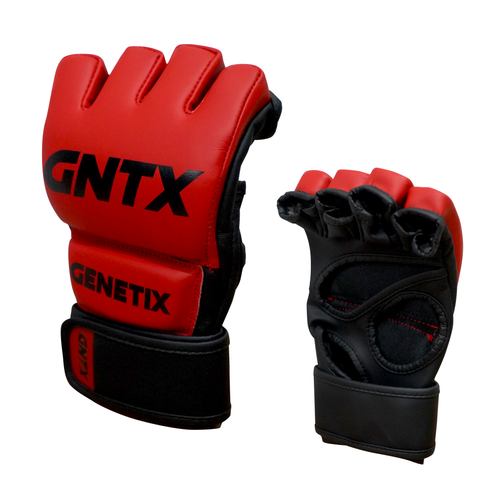 GENETIX COMBAT GNTX MMA GLOVES MG1 BlackRed