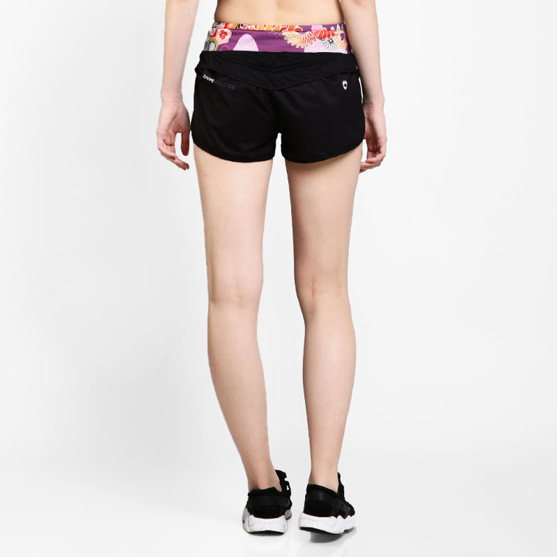 GRIPS Ladies Training Short POWERFLOWER - BLACK