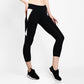 GRIPS Women Capri Leggings - BLACK