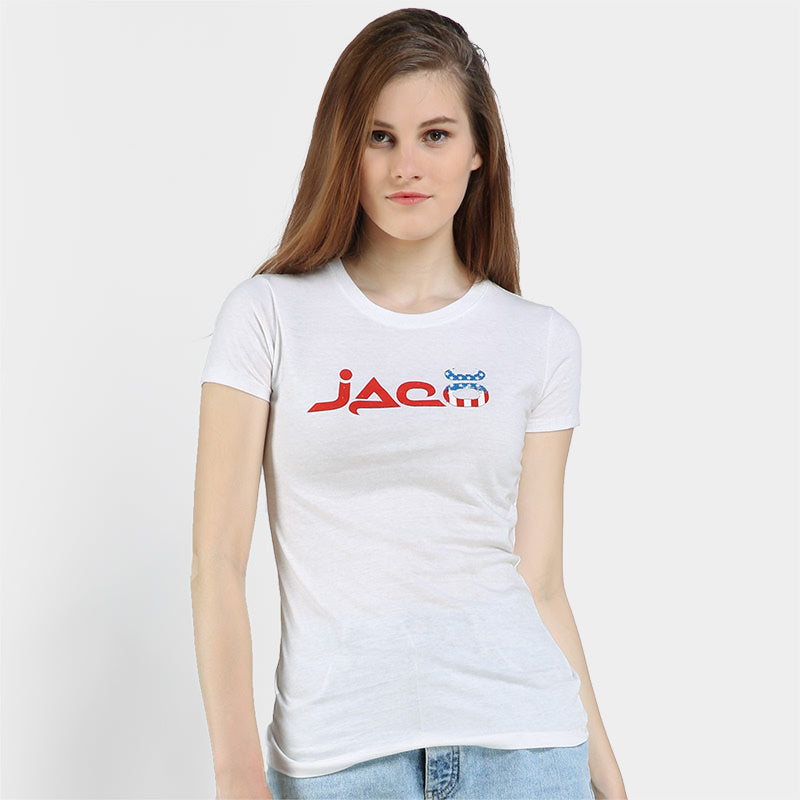 Jaco Womens Patriot Crew - White