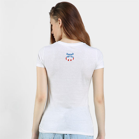 Jaco Womens Patriot Crew - White