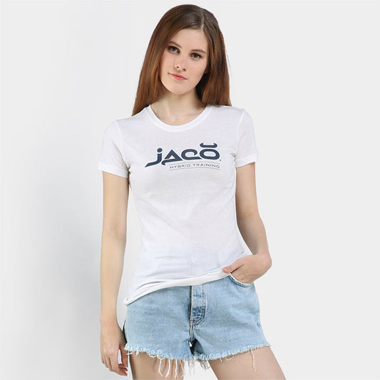 Jaco Womens HT Crew - WhiteCobalt