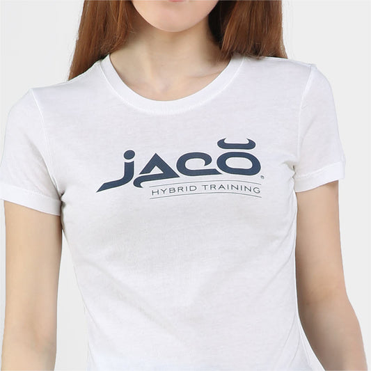 Jaco Womens HT Crew - WhiteCobalt