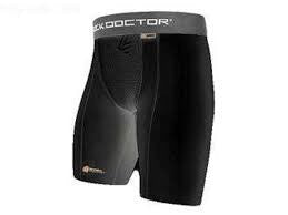 shockdoctor core compression short w nocup black