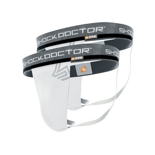 shockdoctor core supporter w nocup white