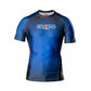 GRIPS SHORT SLEEVES RASHGUARD - WASP - BLUE HONEYCOMB