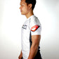 GENETIX INITIAL Rashguard SS RG001 WhiteBlack