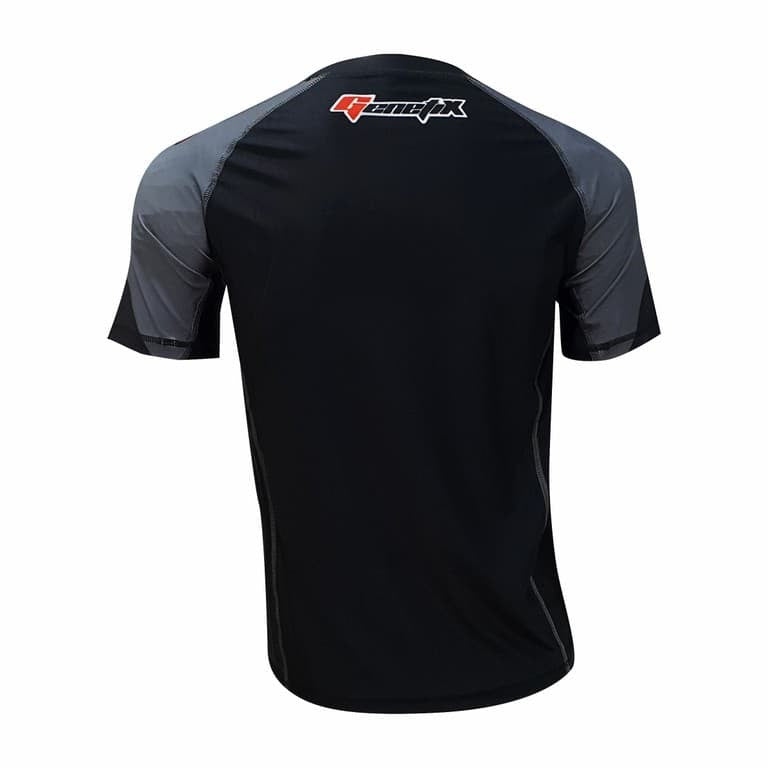 GENETIX ICON Rashguard SS RG002 BlackGrey