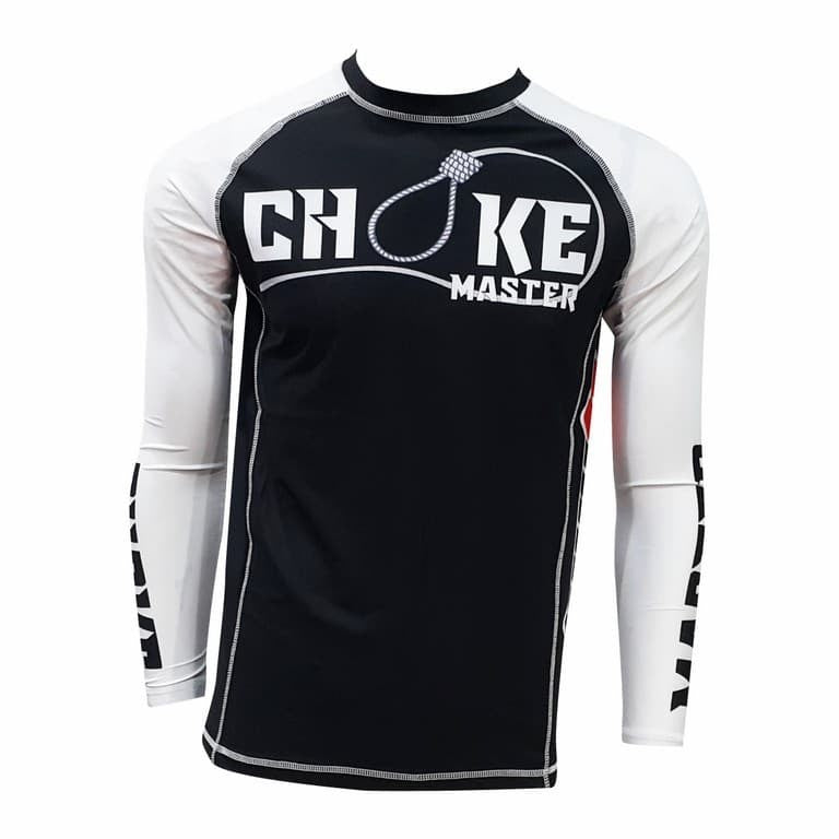 GENETIX CHOKEMASTER Rashguard LS BlackWhite