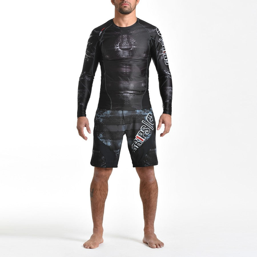 GRIPS Armadura 2.0 Rashguard LS TribalHunt BLACK