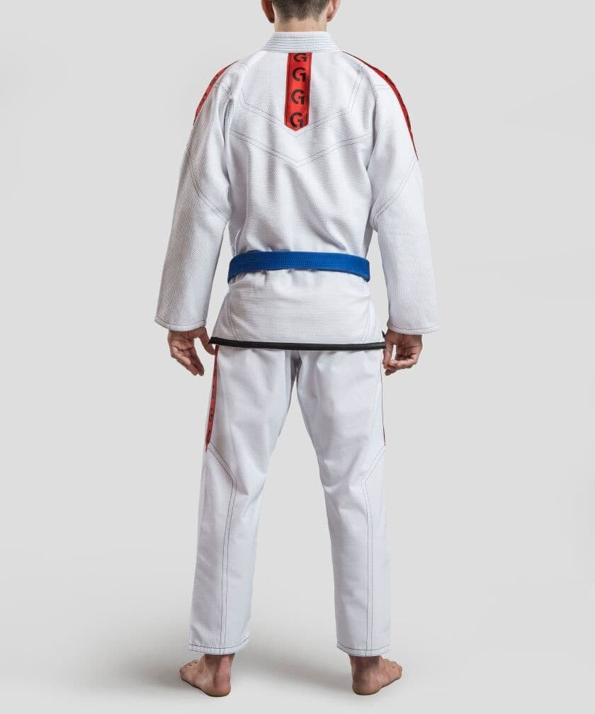 GRIPS BJJ GI Classic - WhiteRed