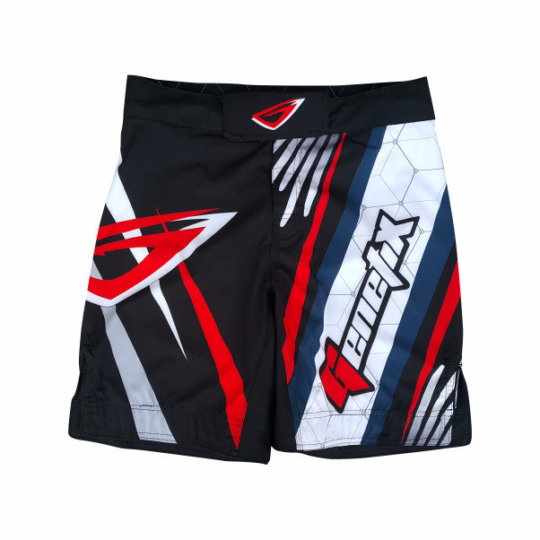 GENETIX HEXAGON MMA SHORTS Black