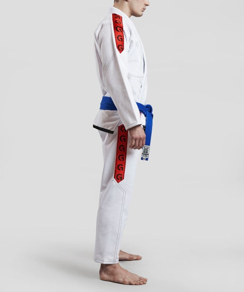 GRIPS BJJ GI Classic - WhiteRed