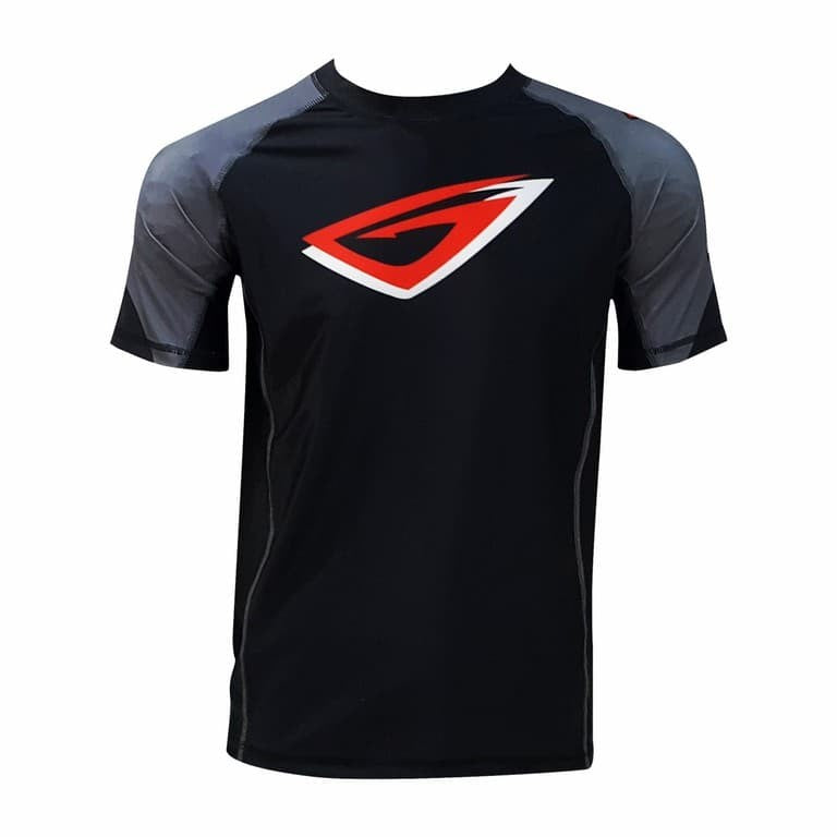 GENETIX ICON Rashguard SS RG002 BlackGrey