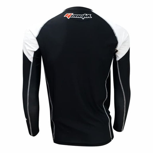 GENETIX ICON Rashguard LS RG002 BlackWhite