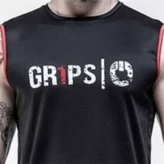 GRIPS Men Tank Top Black