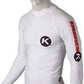kimurawear vale tudo compression rashguard white
