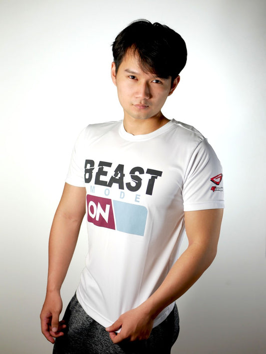 GENETIX BEAST MODE ON Tshirt White