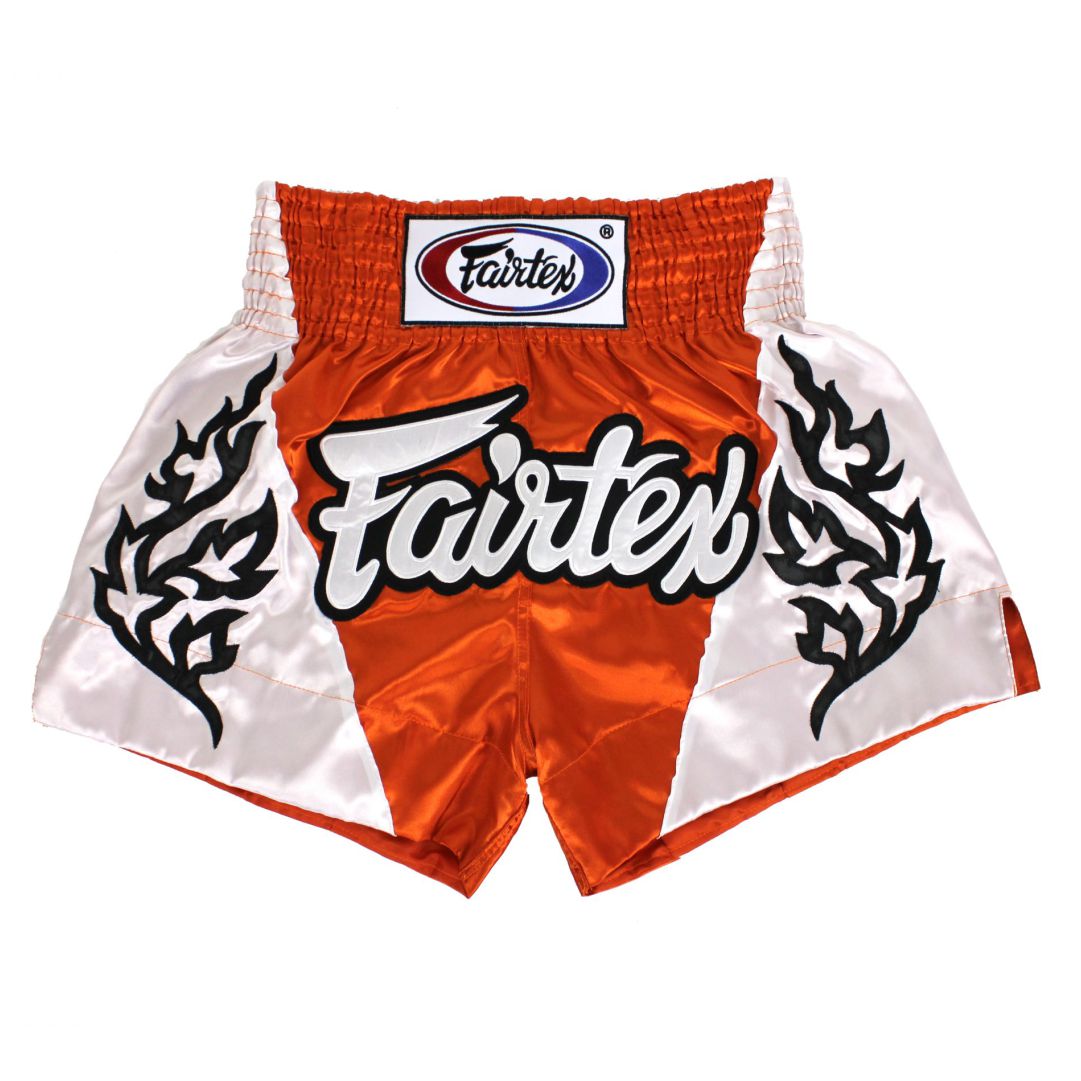 FAIRTEX Boxing Short Tropical BS0649 - WhiteOrange