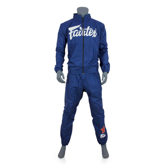 FAIRTEX New Vinyl Sweat Suit VS2 NavyBlue