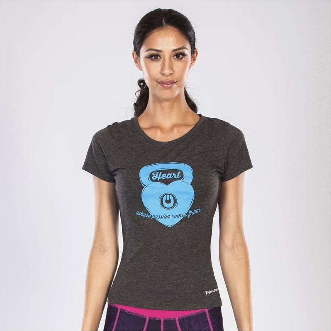 GRIPS Ladies Kettle Tshirt BluePrint - Grey