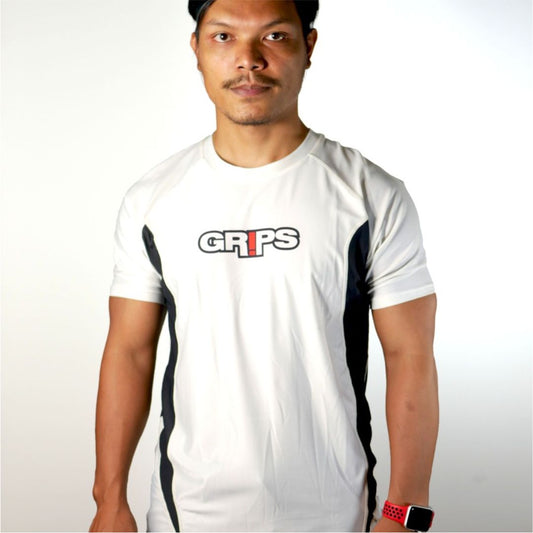 GRIPS SHORT SLEEVES RASHGUARD ARMADURA - WHITE