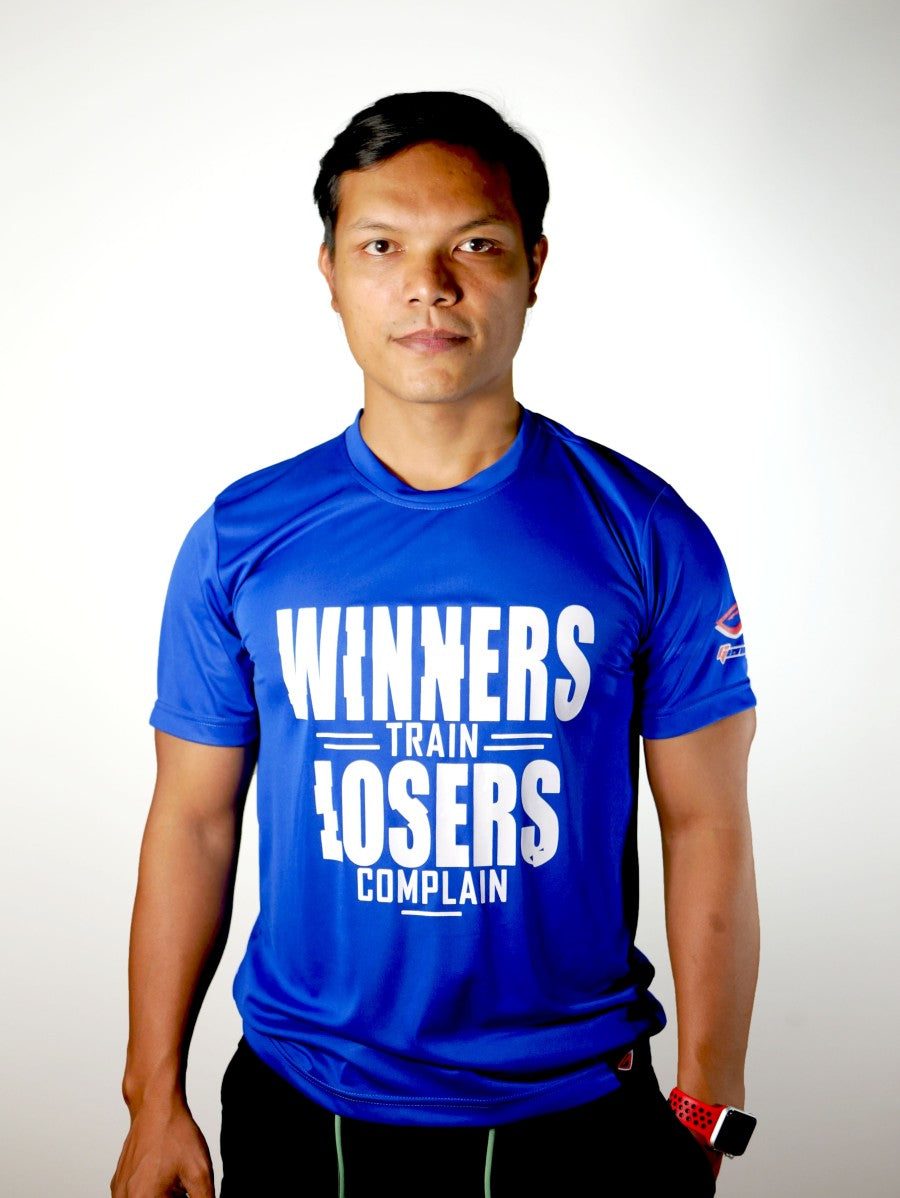 GENETIX WINNERS TRAIN Tshirt Blue