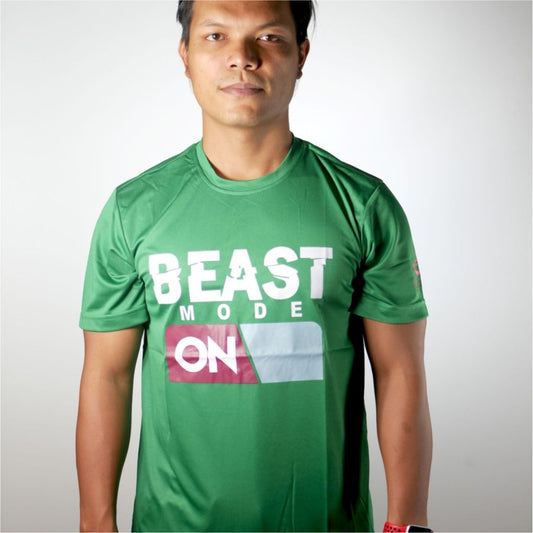 GENETIX BEAST MODE ON Tshirt DarkGreen