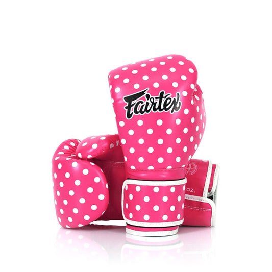FAIRTEX Boxing Gloves BGV14 Polkadot Pink