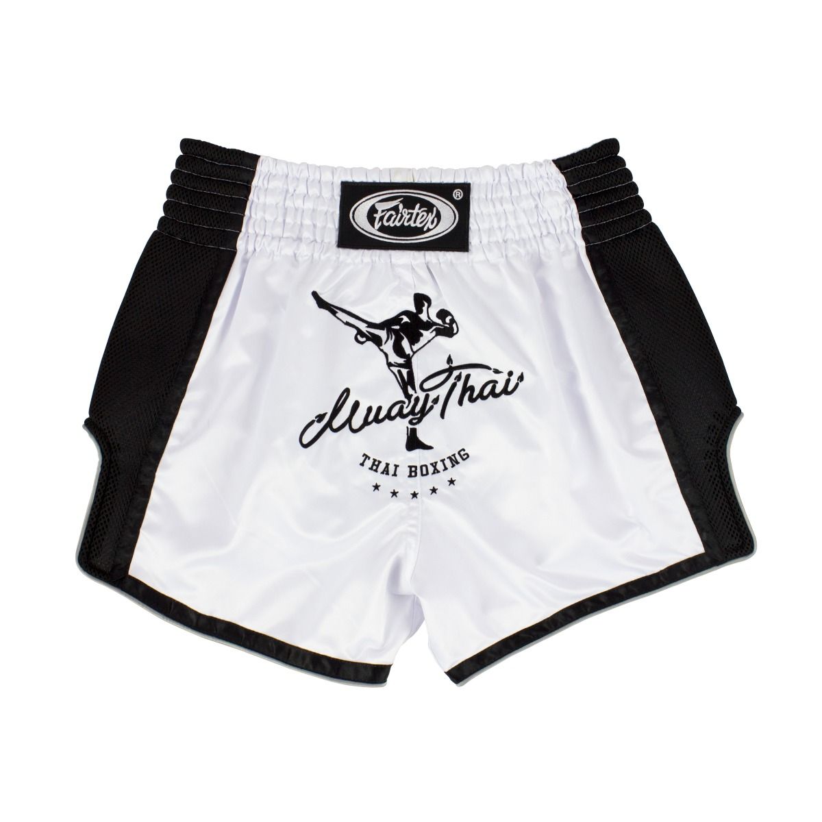 FAIRTEX Slim Cut Muaythai Shorts BS1707 - White