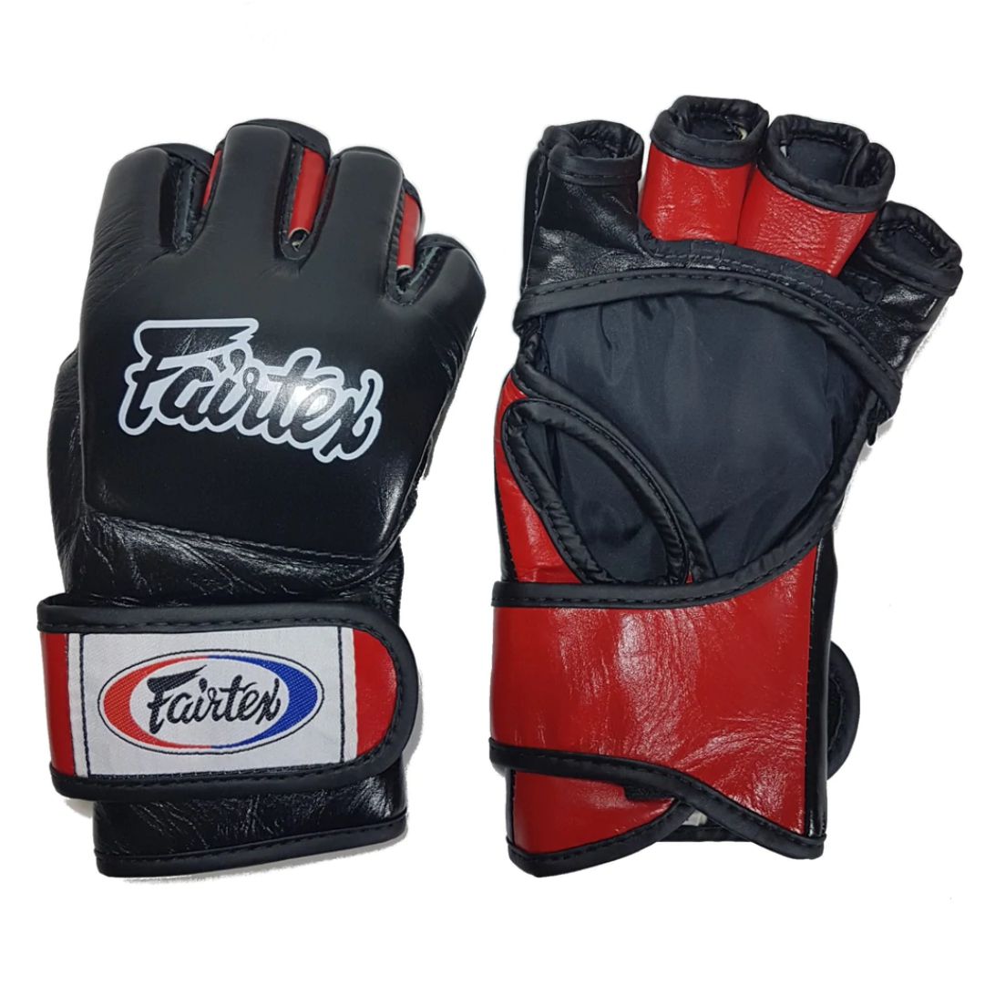 FAIRTEX Ultimate Combat MMA Gloves - BlackRed FGV12