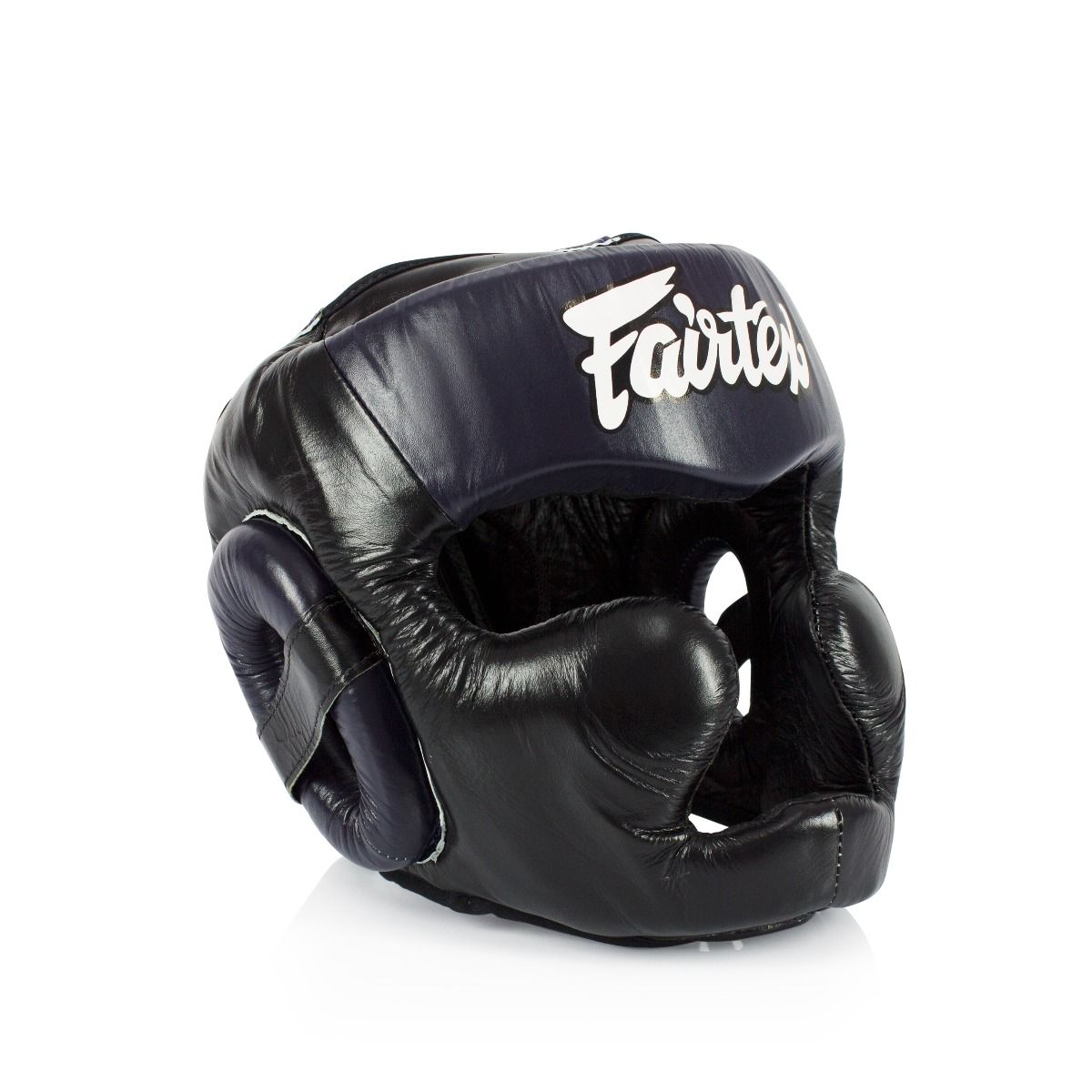 FAIRTEX Diagonal Vision HeadGuard Lace Up Version - BlackBlue HG13L