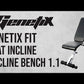 GENETIX FIT Flat Incline Decline Bench 1.1
