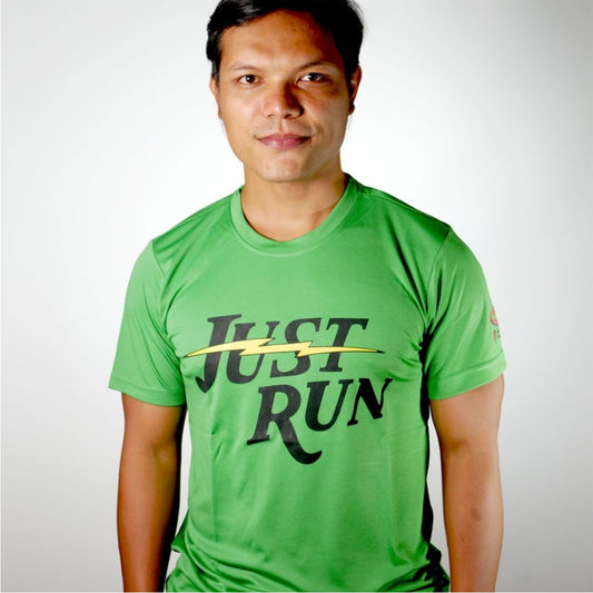 GENETIX JUST RUN Tshirt LightGreen