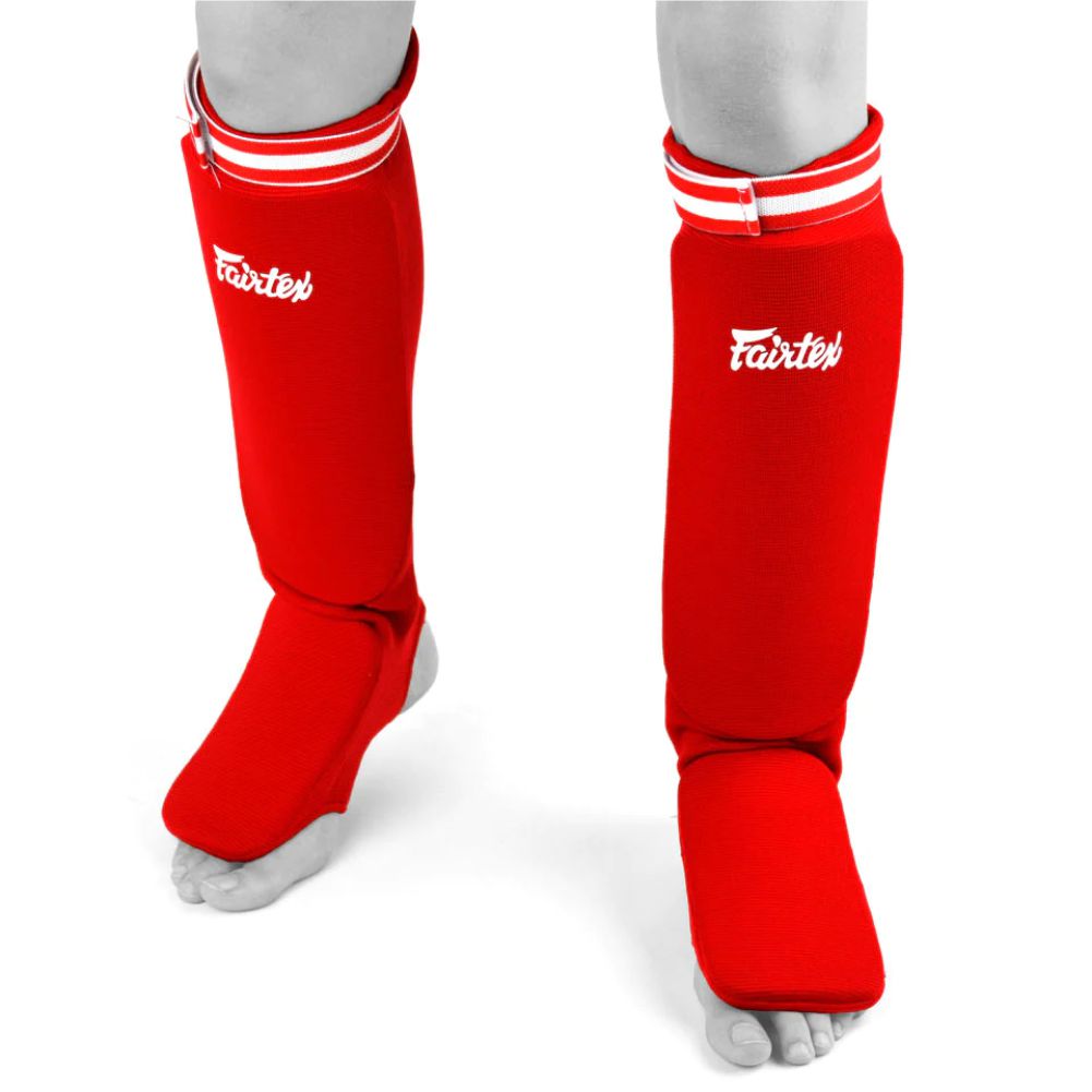 FAIRTEX Fabric Shinpads RED SPE1